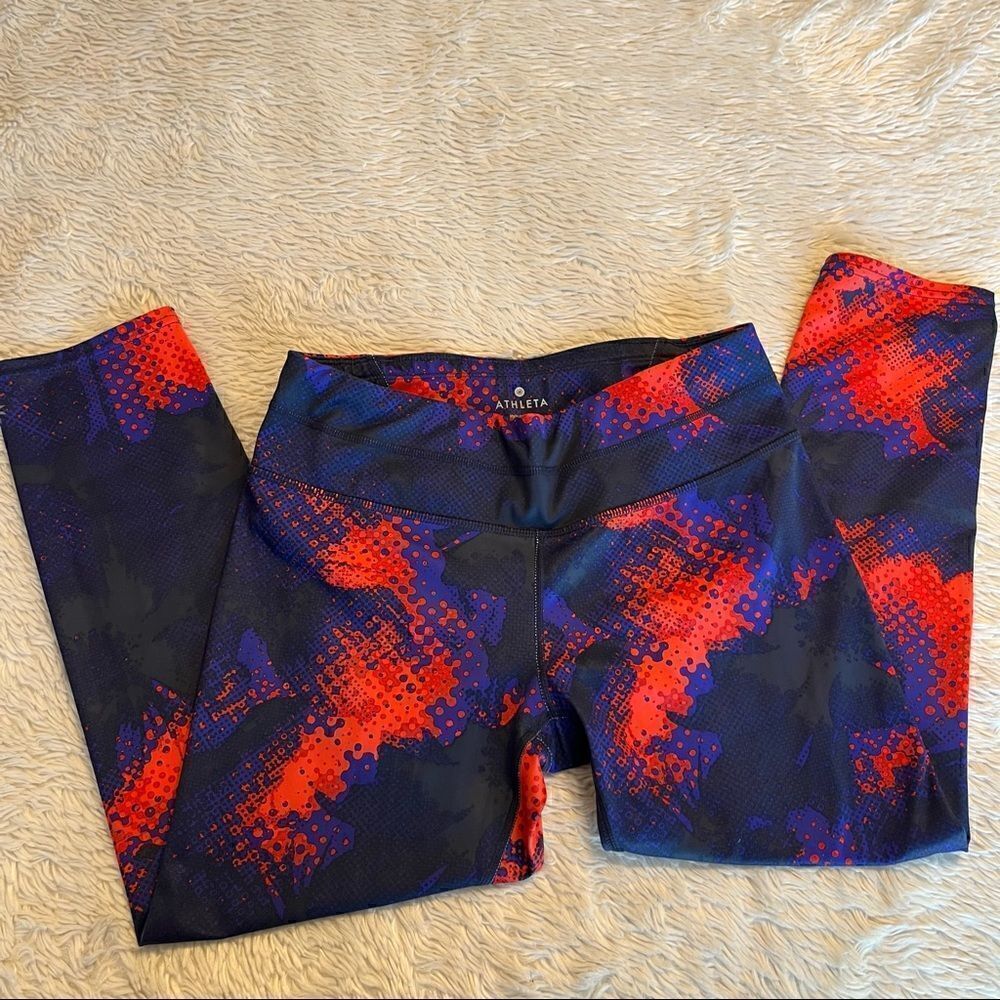 Athleta sonar cropped 7/8ths leggings